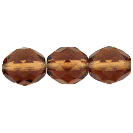 Czech Fire-Polish 10mm Lt Colorado Topaz (25pcs)