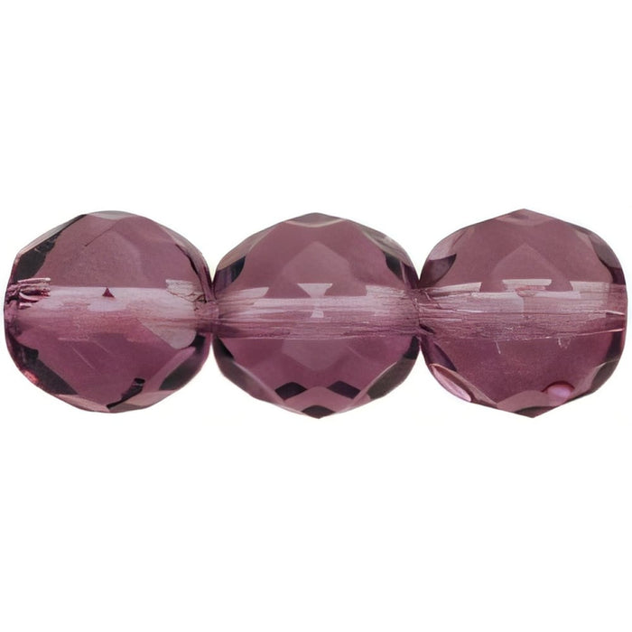 Czech Fire-Polish 10mm Lt Amethyst (25pcs)