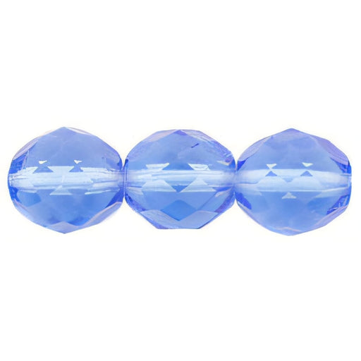 Czech Fire-Polish 10mm Lt Sapphire (25pcs)