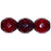 Czech Fire-Polish 10mm Ruby (25pcs)