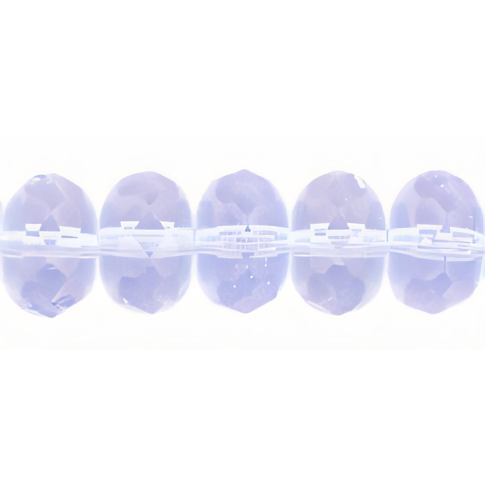 Czech Gem-Cut Rondelle 11 x 7mmmm Alexandrite (25pcs)