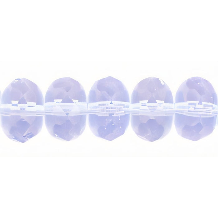 Czech Gem-Cut Rondelle 11 x 7mmmm Alexandrite (25pcs)