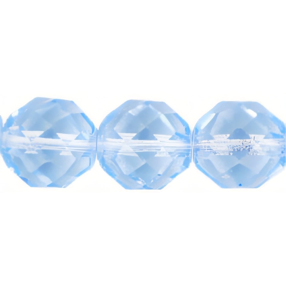 Czech Fire-Polish 12mm Lt Sapphire (25pcs)