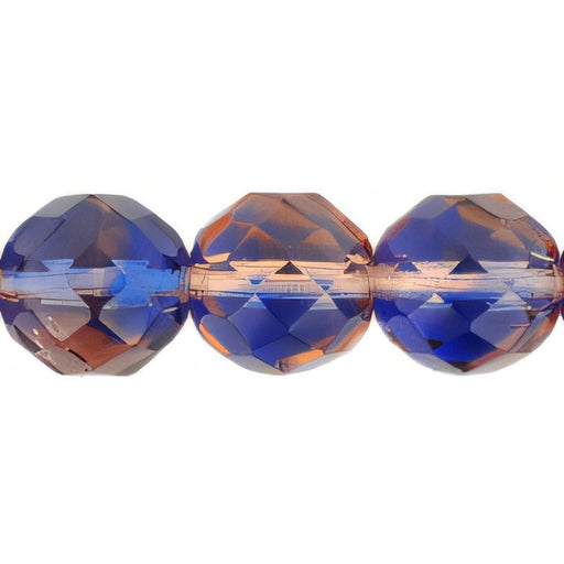 Czech Fire-Polish 12mm Lt Pink/Blue (25pcs)