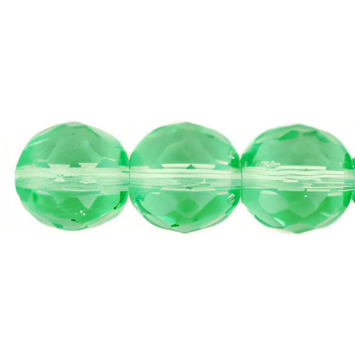 Czech Fire-Polish 12mm Peridot (25pcs)