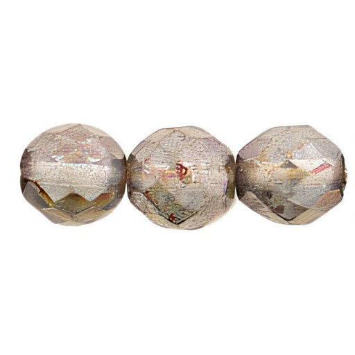 Czech Fire-Polish 12mm Luster - Transparent Green (25pcs)