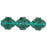 Czech Antique Style Faceted 12 x 9mm - Oval Emerald (25pcs)