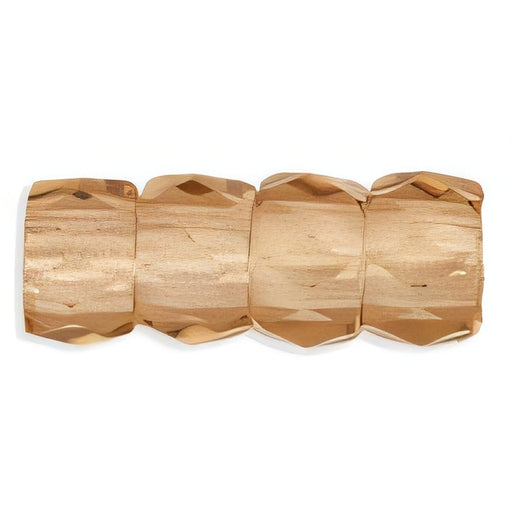 Czech Faceted Crow Beads 6 x 4mm (2.5mm hole) Lt Colorado Topaz (25pcs)