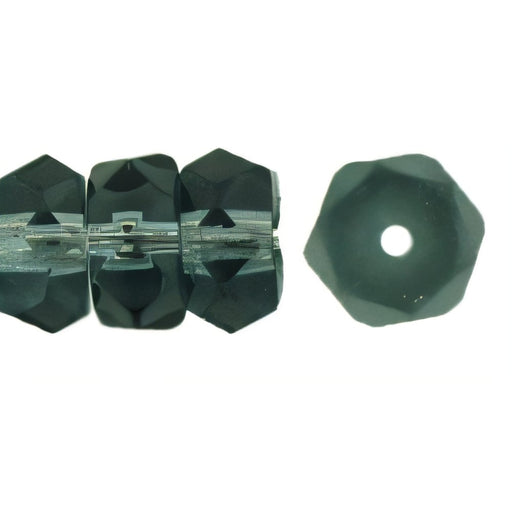 Czech Fire-Polish 6 x 3mm - Rondelle Montana Blue (50pcs)