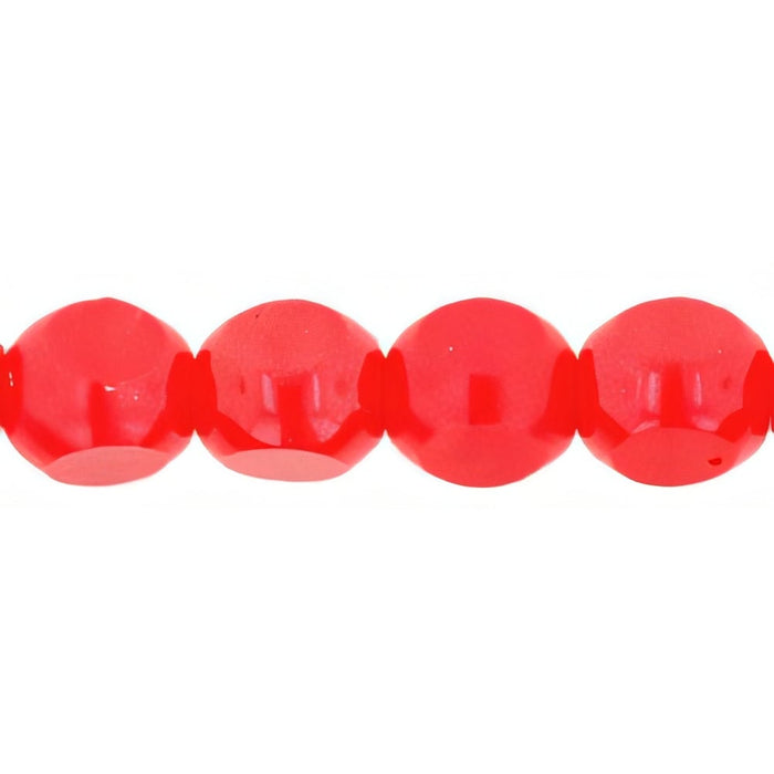 Czech Antique Style Triangle 6mm Opaque Red (25pcs)