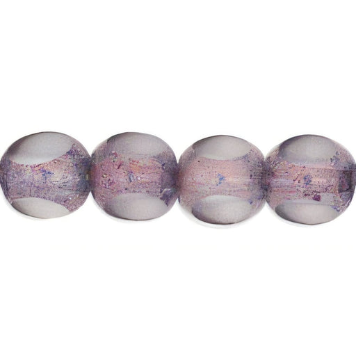 Czech Antique Style Triangle 8mm Luster - Transparent Denim Blue (25pcs)