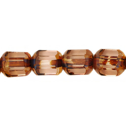 Czech Antique Style Octagonal 8mm Rosaline (25pcs)