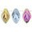 Czech Leaves 12 x 7mm Alexandrite - Vitral (25pcs)