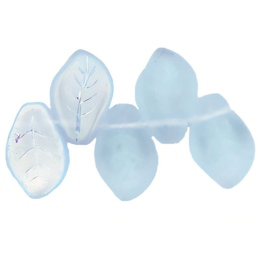 Czech Leaves 14 x 9mm Matte - Alexandrite AB (25pcs)