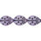 Czech Ladybugs 14 x 11mm Opaque Lavender (25pcs)