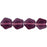 Czech Stars 6mm Amethyst (50pcs)