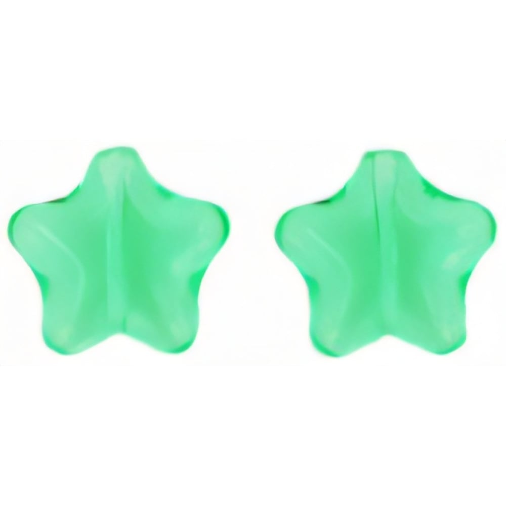 Czech Stars 12mm: Dk Peridot (25pcs)