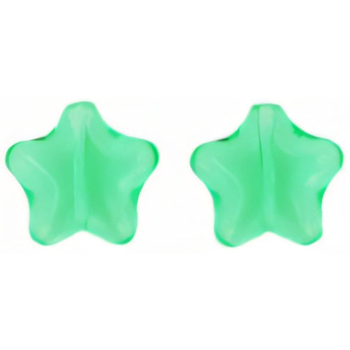 Czech Stars 12mm: Dk Peridot (25pcs)