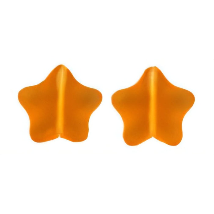 Czech Stars 12mm Matte - Topaz (25pcs)