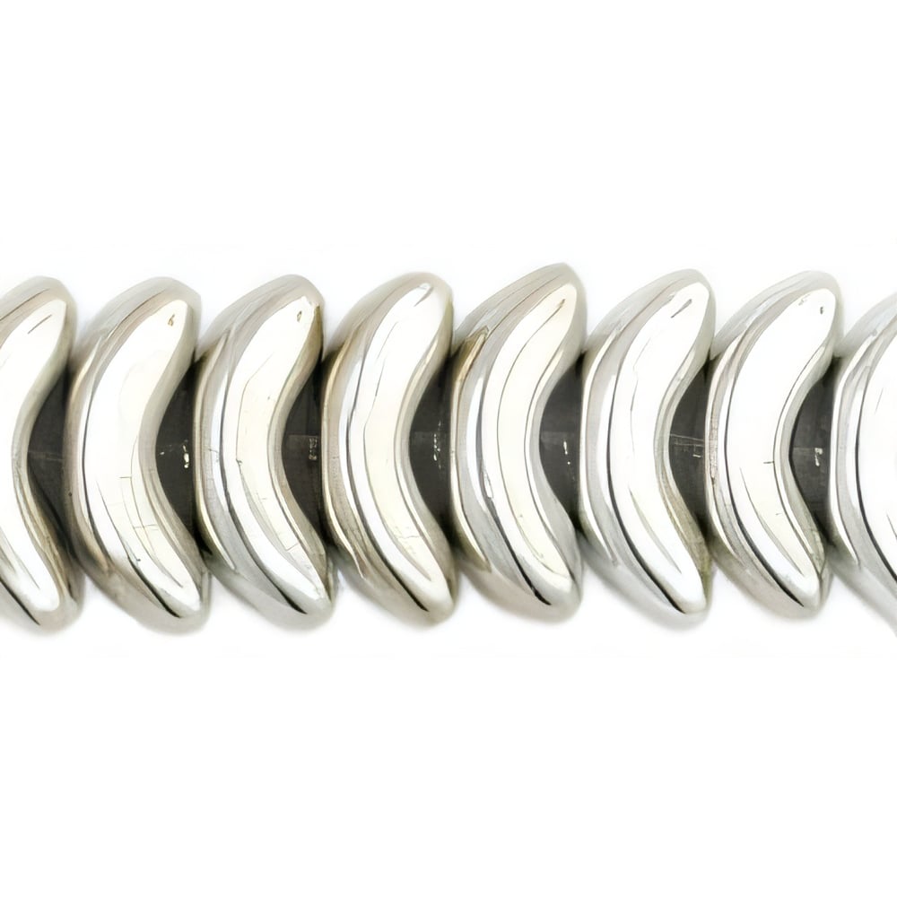 Czech Small Angel Wings 10mm Silver (50pcs)