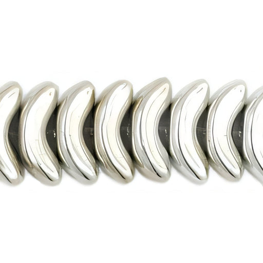 Czech Small Angel Wings 10mm Silver (50pcs)