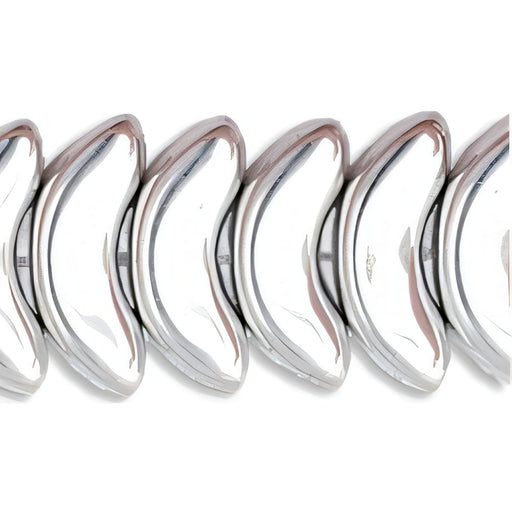 Czech Angel Wings 15mm Silver (25pcs)