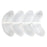Czech Angel Wings 15mm Matte - Crystal (25pcs)