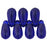 Czech Tear Drops 10 x 5mm Cobalt (50pcs)