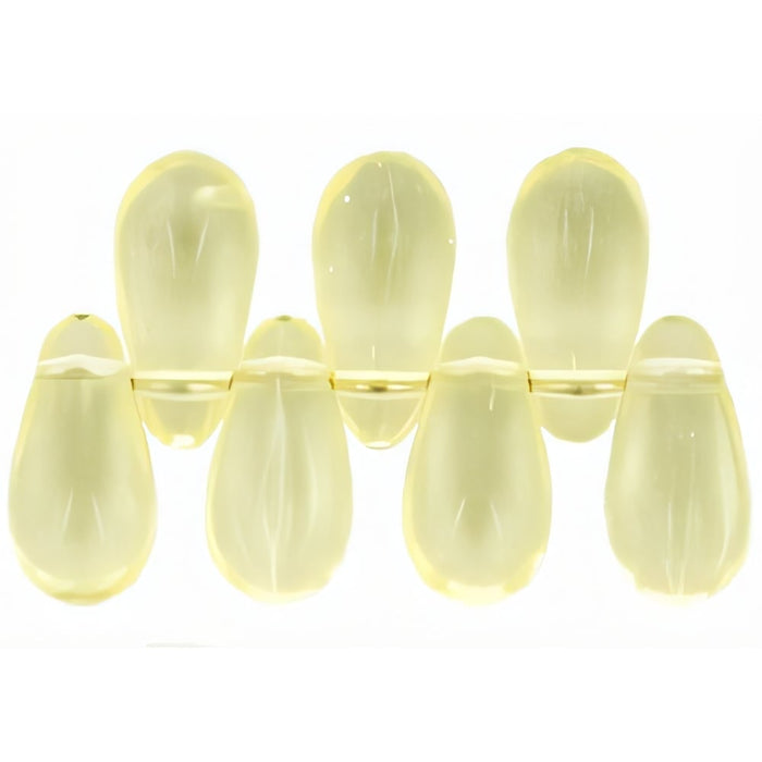 Czech Tear Drops 10 x 5mm: Jonquil (50pcs)