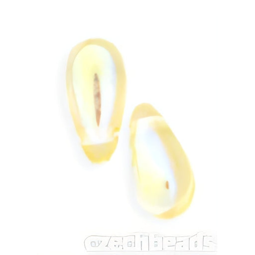 Czech Tear Drops 10 x 5mm Jonquil AB (50pcs)