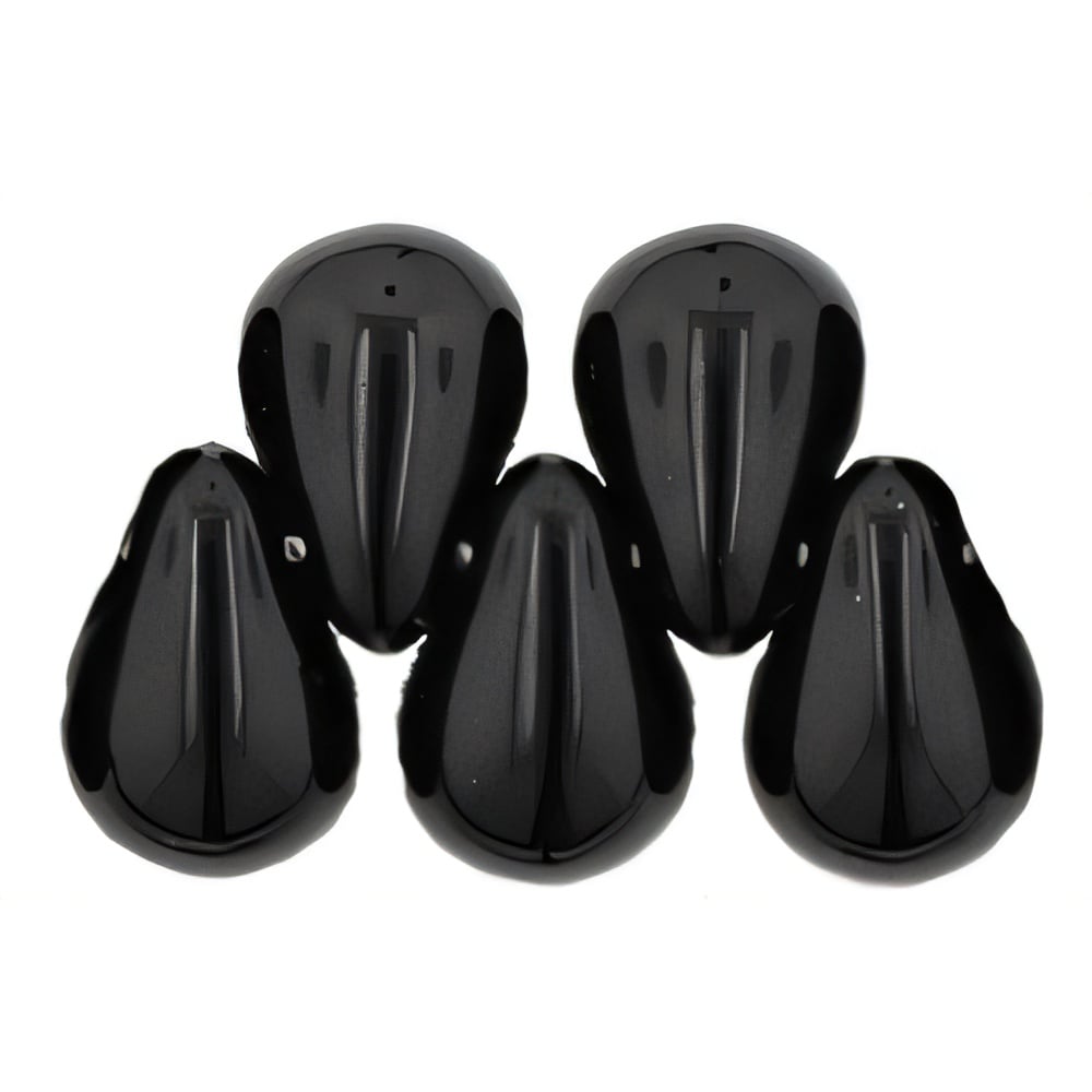 Czech Tear Drops 6 x 4mm Jet