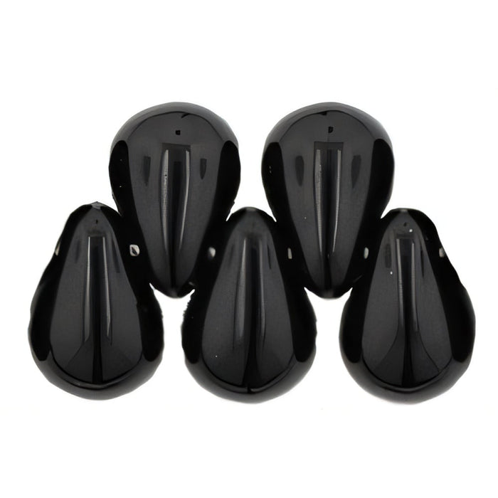 Czech Tear Drops 6 x 4mm Jet