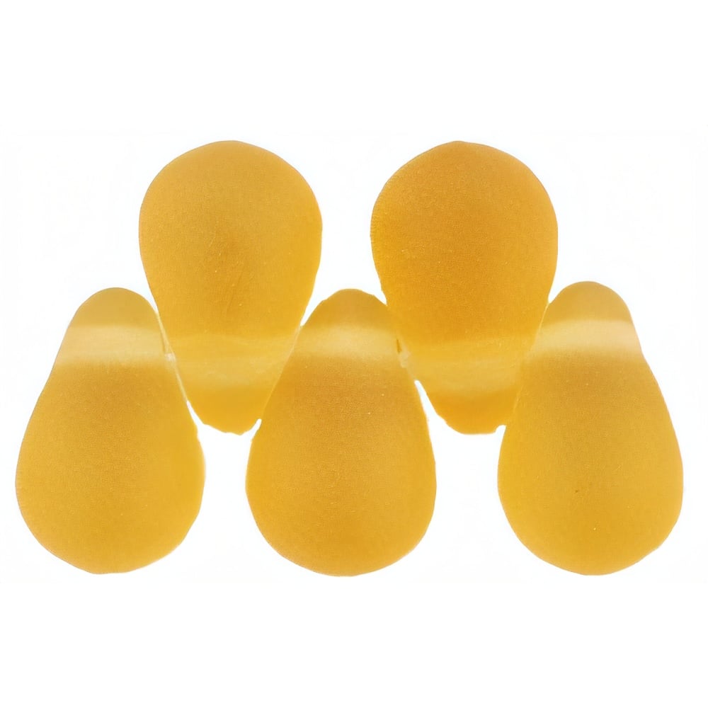 Czech Tear Drops 6 x 4mm Matte - Med Topaz