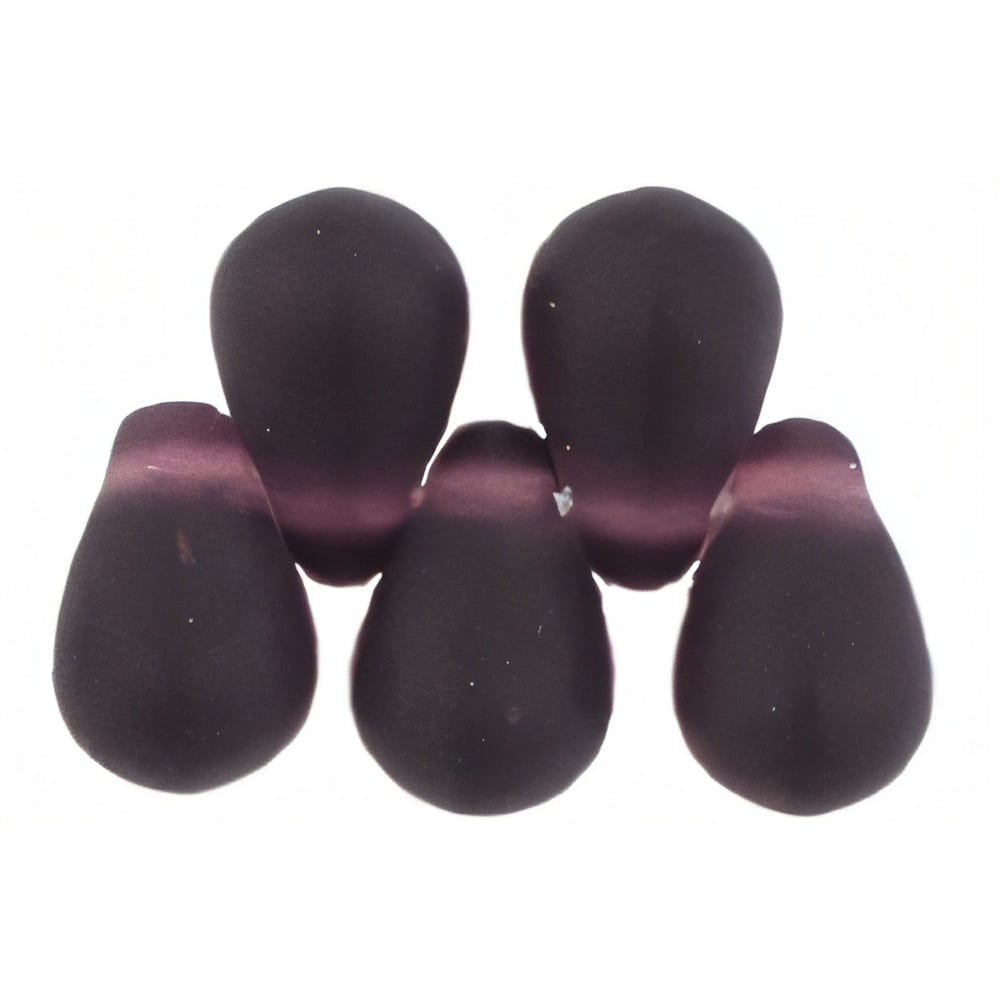 Czech Tear Drops 6 x 4mm Matte - Amethyst