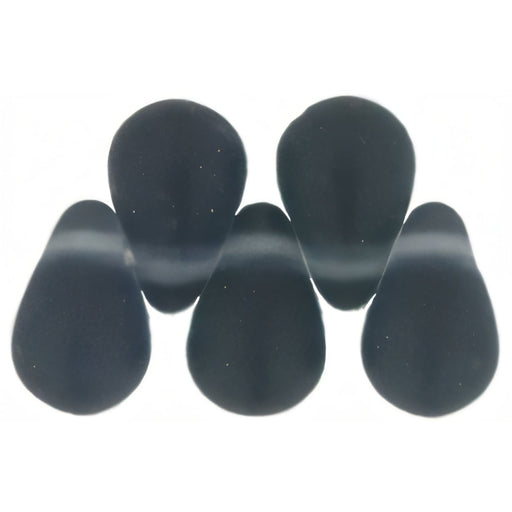 Czech Tear Drops 6 x 4mm Matte - Montana Blue