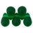Czech Tear Drops 6 x 4mm Matte - Green Emerald