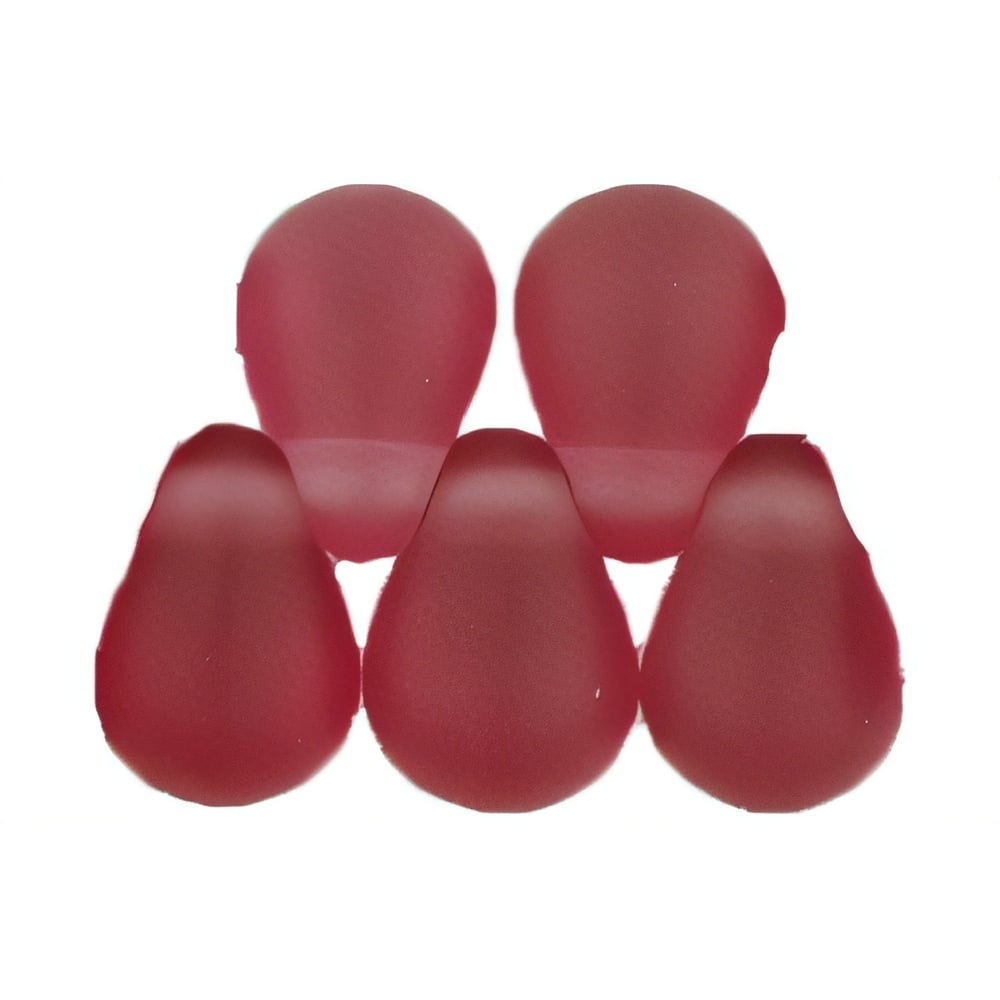 Czech Tear Drops 6 x 4mm Matte - Fuchsia
