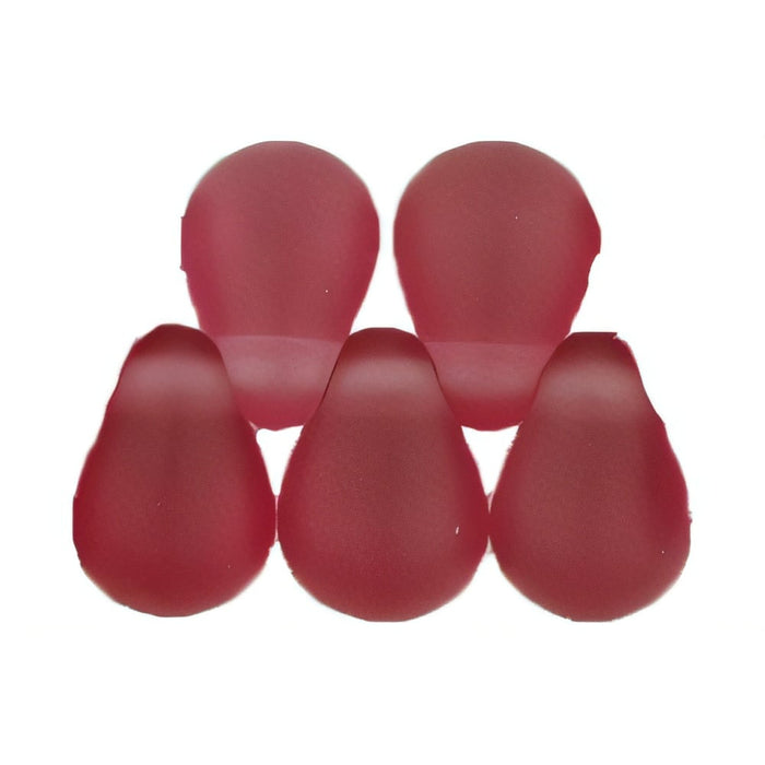 Czech Tear Drops 6 x 4mm Matte - Fuchsia