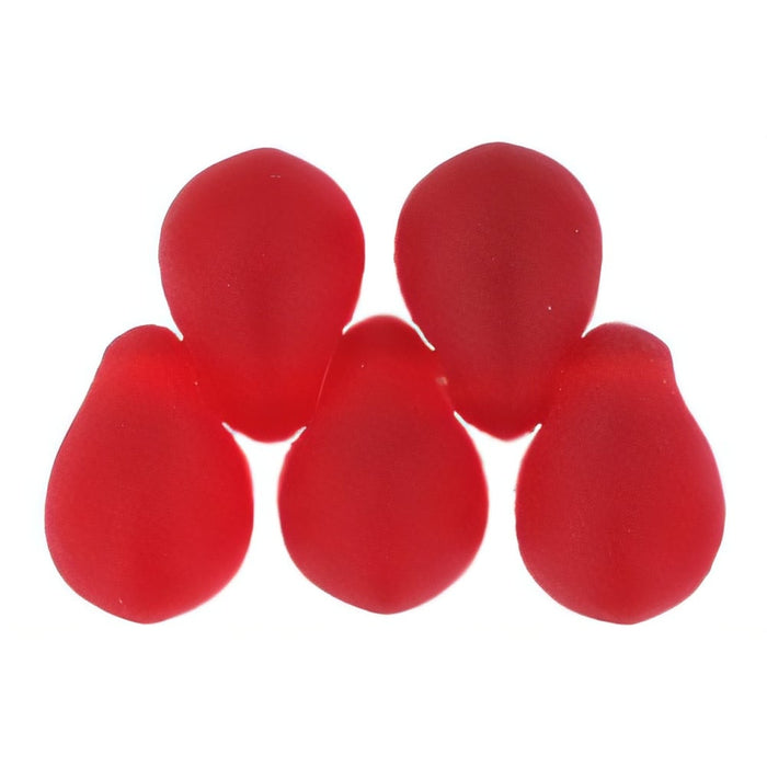 Czech Tear Drops 6 x 4mm Matte - Siam Ruby