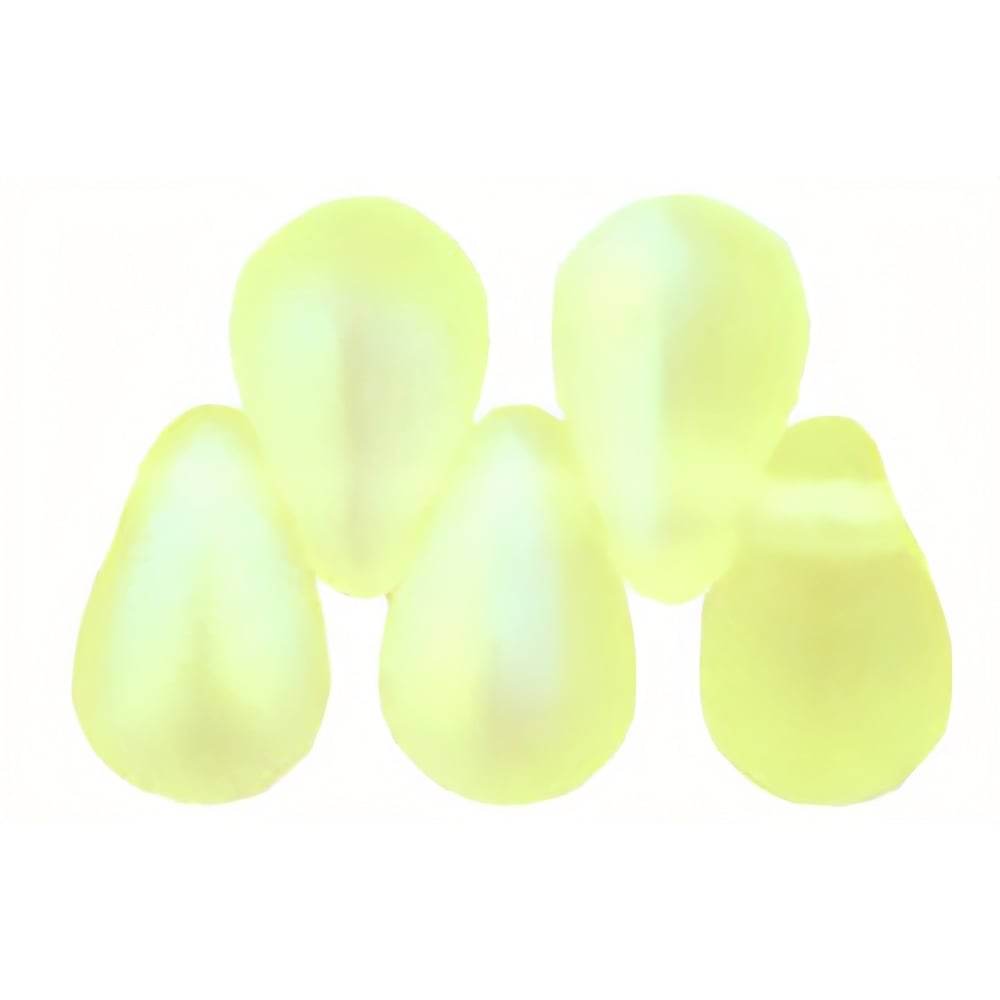 Czech Tear Drops 6 x 4mm Matte - Jonquil AB