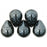 Czech Lg. Tear Drops 8 x 6mm Black Pearl (50pcs)
