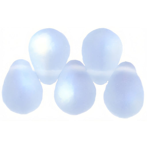 Czech Lg. Tear Drops 8 x 6mm Matte - Alexandrite AB (50pcs)