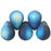 Czech Lg. Tear Drops 8 x 6mm Matte - Montana Blue AB (50pcs)