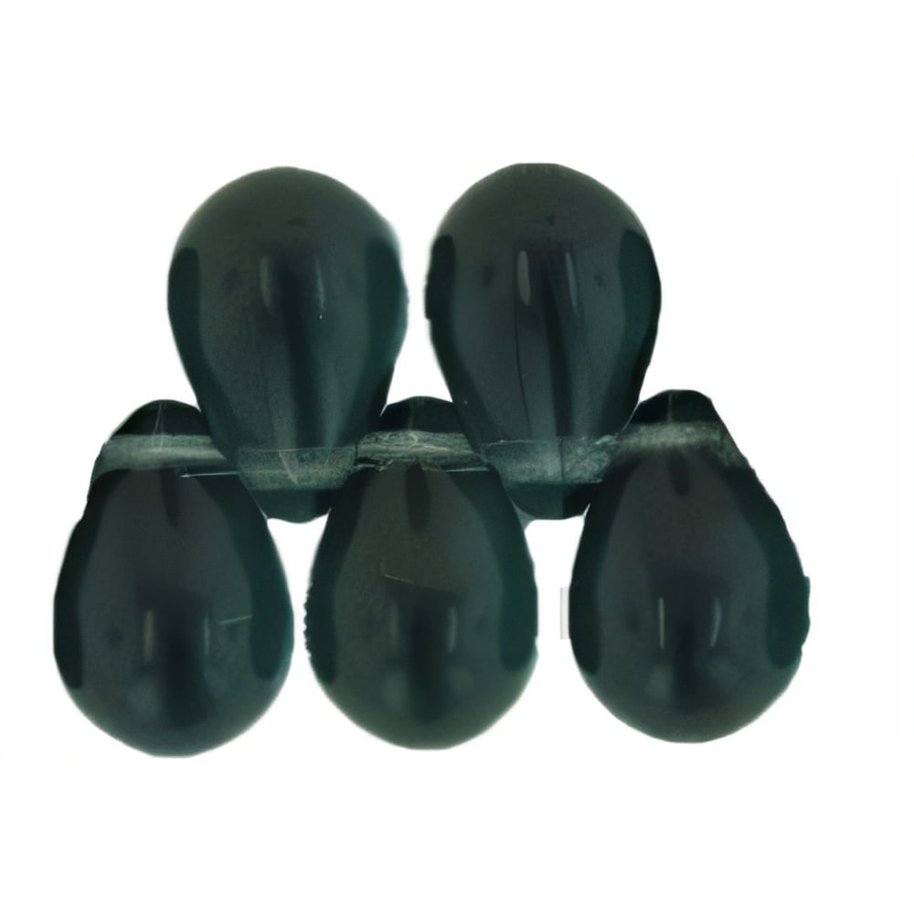 Czech Lg. Tear Drops 9 x 6mm AB- Montana Blue (50pcs)