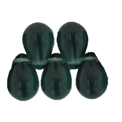 Czech Lg. Tear Drops 9 x 6mm AB- Montana Blue (50pcs)