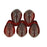 Czech Lg. Tear Drops 9 x 6mm Ruby (50pcs)