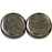 Czech Dime Beads 8 x 3mm Hematite (25pcs)