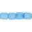 Czech Cube 4/4mm Translucent Tranquil Blue (100pcs)
