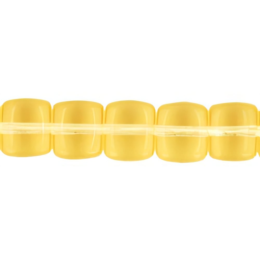 Czech Cubes - 7 x 5mm Lt Topaz (50pcs)