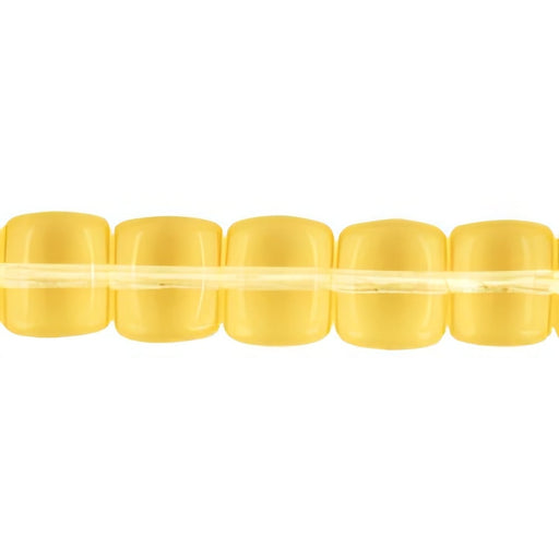 Czech Cubes - 7 x 5mm Lt Topaz (50pcs)